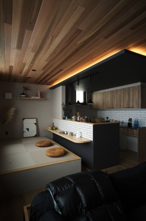 湖を一望できる住まい
