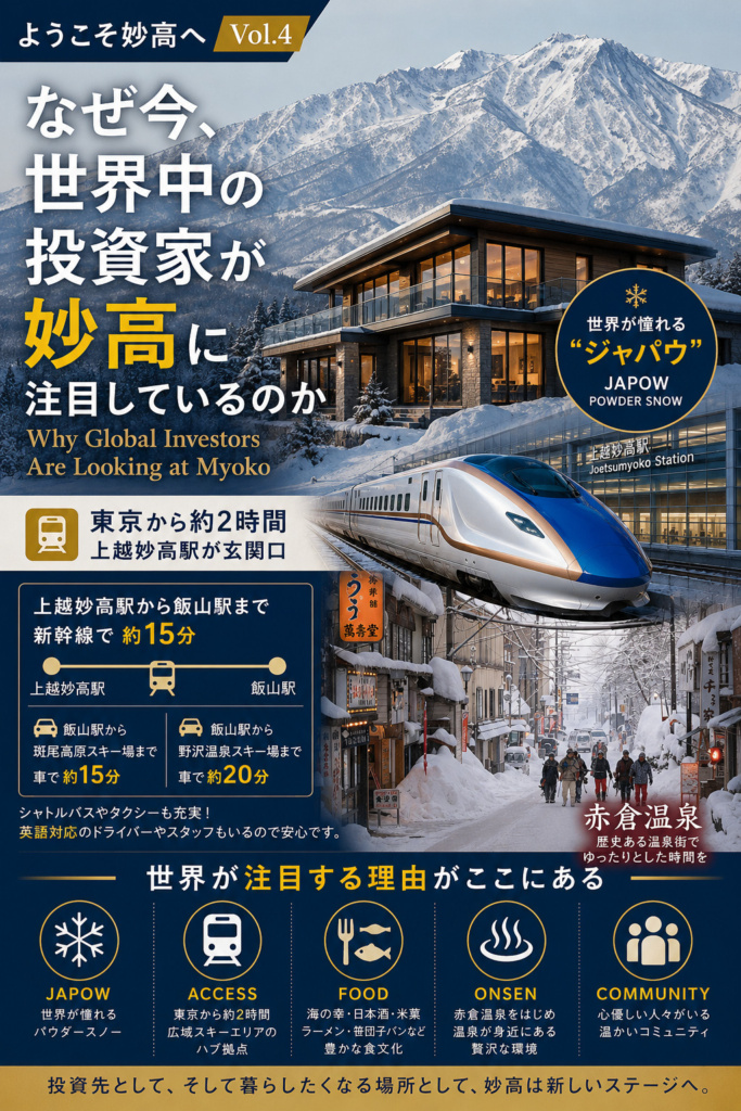 【Welcome to Myoko】妙高で暮らす・建てる・事業を始めるためのガイド　＃4
